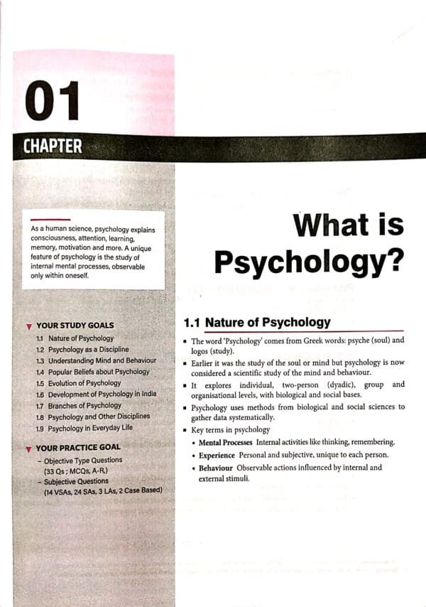 All in One Psychology Class 11 2026