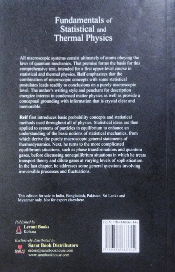 Fundamentals of Statistical and Thermal Physics2 Fundamentals of Statistical and Thermal Physics