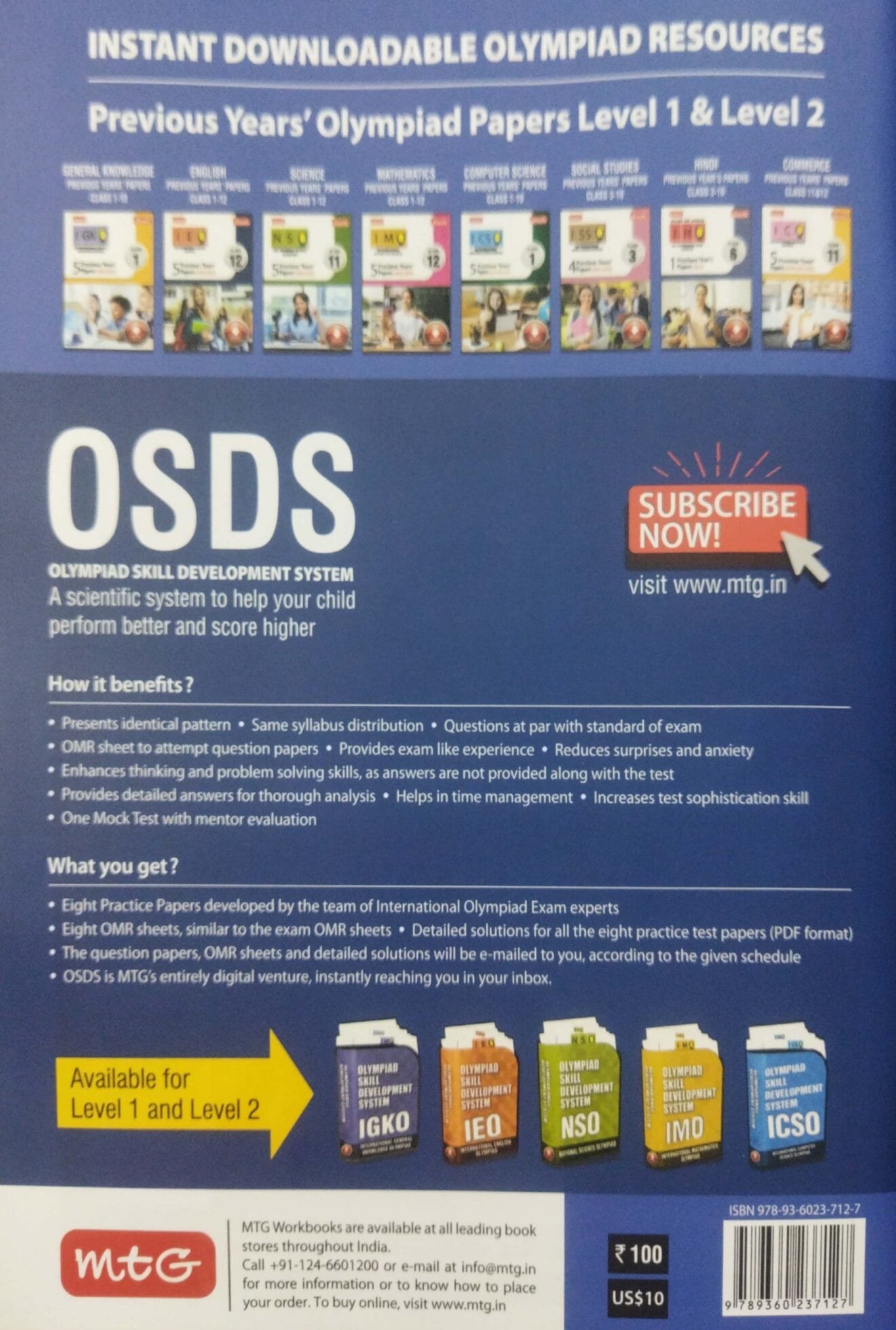 Mtg Icso Computer Science Olympiad Work Book Class-6 2025-26 - A.K ...