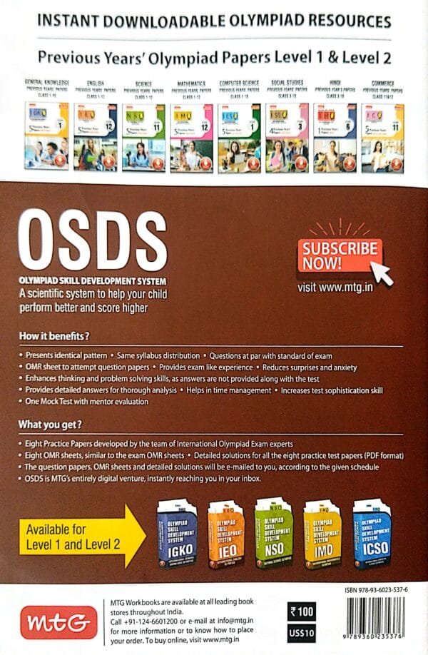 Mtg  Ieo English Olympiad Work Book Class-5 2025-26