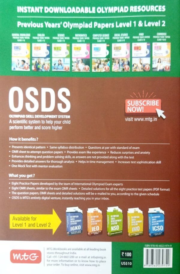 Mtg  Ieo English Olympiad Work Book Class-7 2025-26