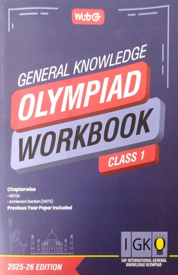 Mtg  Igko General Knowledge Olympiad Work Book Class-1 2025-26