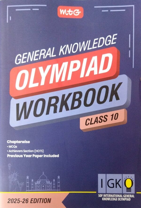 Mtg  Igko General Knowledge Olympiad Work Book Class-10 2025-26