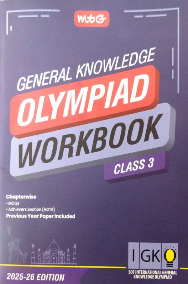 Mtg  Igko General Knowledge Olympiad Work Book Class-3 2025-26