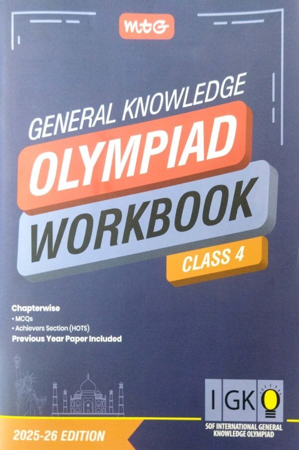 Mtg  Igko General Knowledge Olympiad Work Book Class-4 2025-26