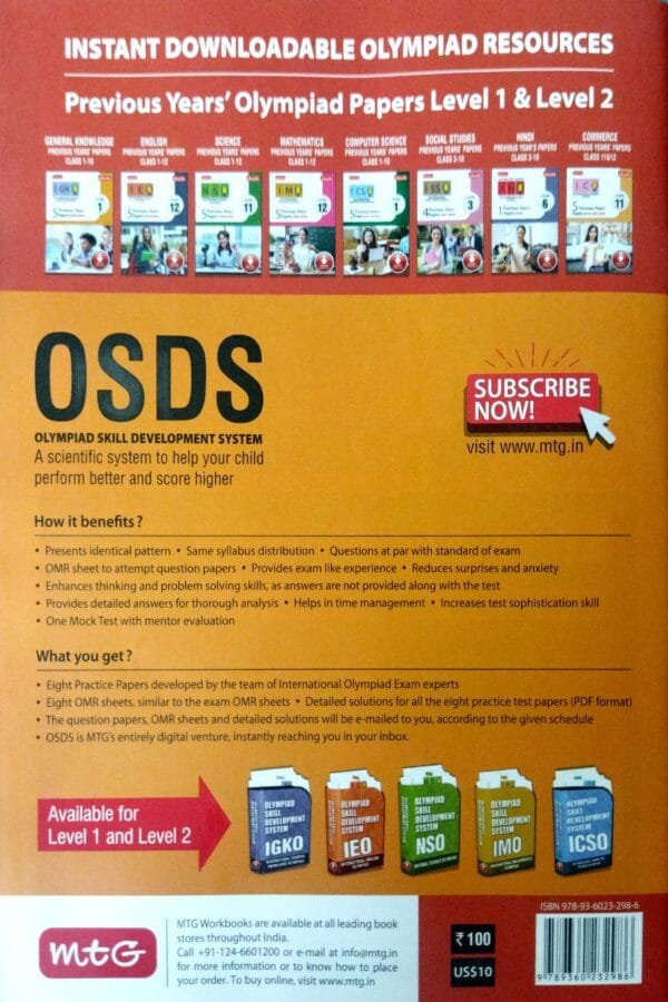 Mtg  Iho Hindi Olympiad Work Book Class-4 2025-26