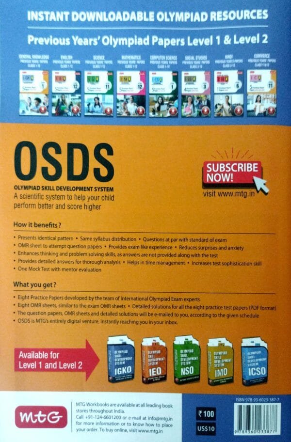 Mtg  Iho Hindi Olympiad Work Book Class-6 2025-26