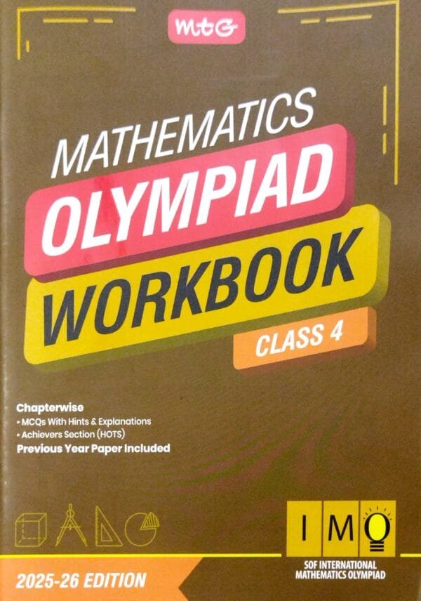 Mtg  Imo Mathematics Olympiad Work Book Class-4 2025-26