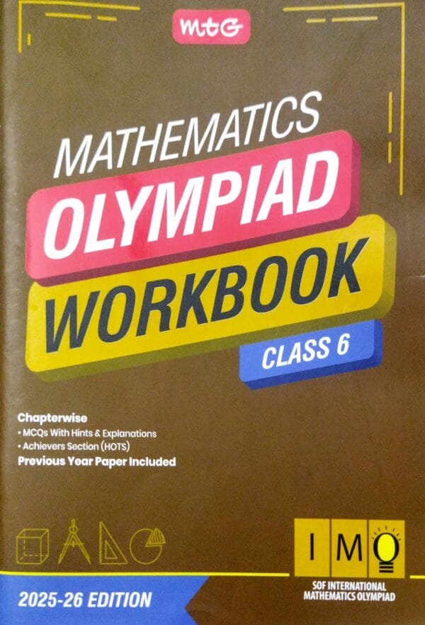 Mtg  Imo Mathematics Olympiad Work Book Class-6 2025-26