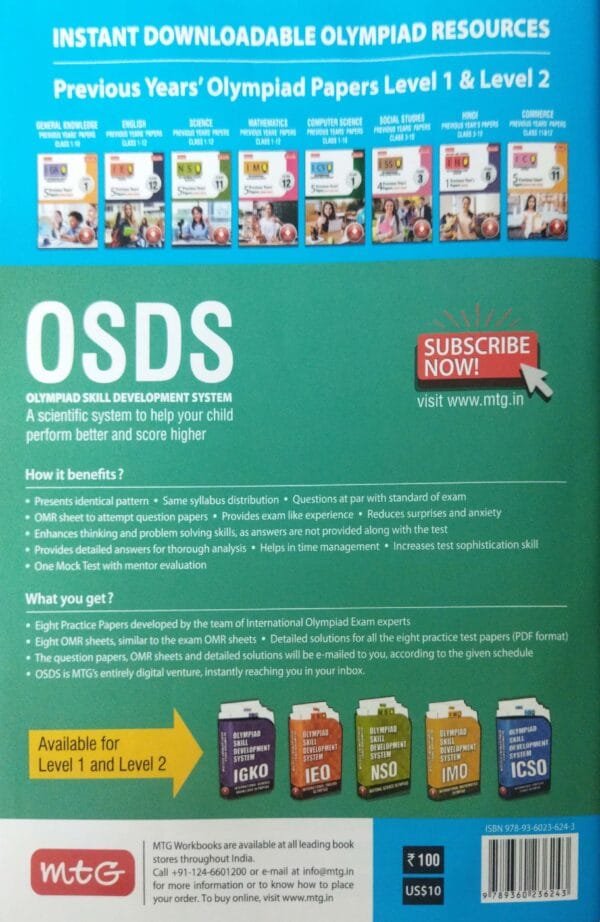 Mtg  Isso Social Studies Olympiad Work Book Class-8 2025-26