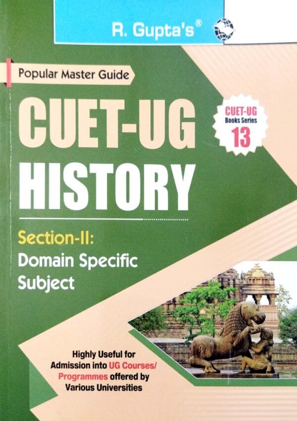 Cuet-Ug History Section-II Domain Specific Subject Book-131 Cuet-Ug History Section-II Domain Specific Subject Book-13