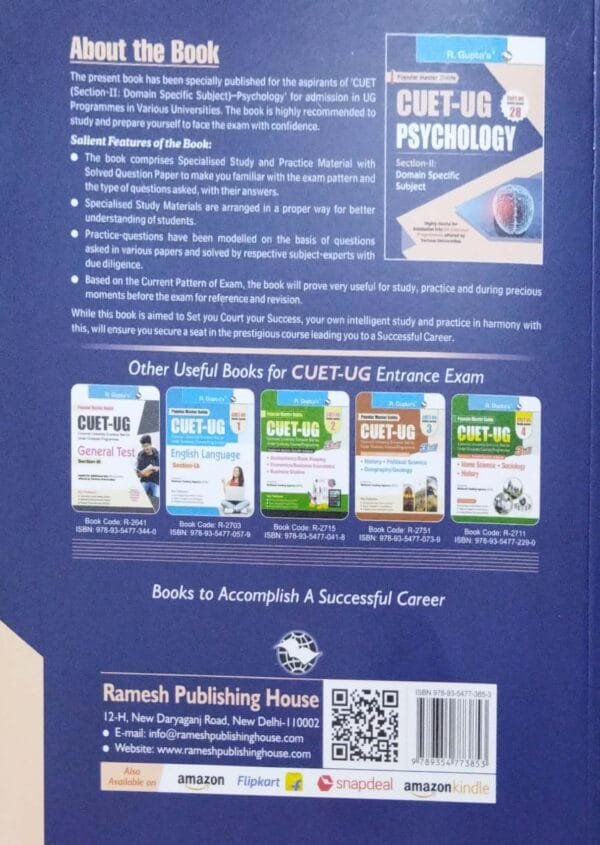 Cuet-Ug Psychology Section-II Domain Specific Subject3 Cuet-Ug Psychology Section-II Domain Specific Subject