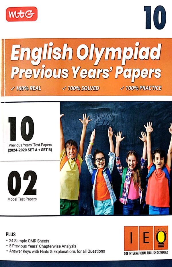 Mtg English Olympiad Previous Years Papers Class-10 Ieo