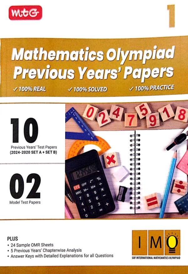 Mtg Mathematics Olympiad Previous Years Papers Class-1 Imo