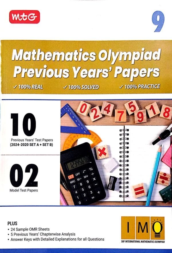 Mtg  Mathematics Olympiad Previous Years Papers Class-9 Imo