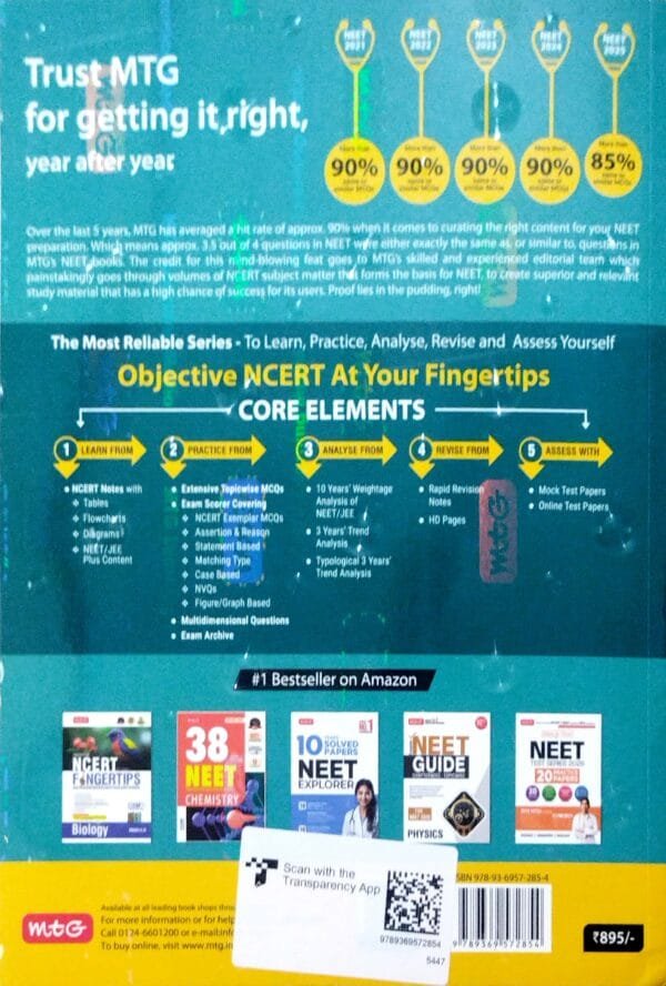 Mtg  Objective Ncert At Your Fingertips Chemistry Class-XI & XII