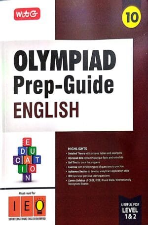 Mtg  Olympiad Prep-Guide English Class-10 Level-1 & 2