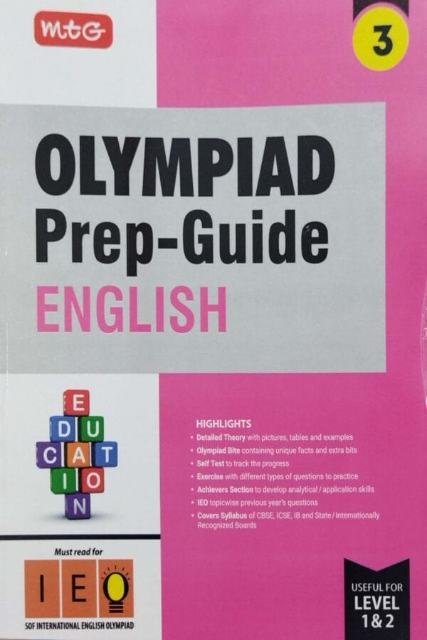 Mtg  Olympiad Prep-Guide English Class-3 Level-1 & 2