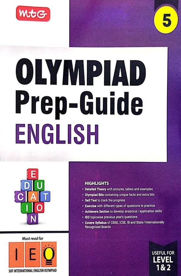 Mtg Olympiad Prep-Guide English Class-5 Level-1 & 2