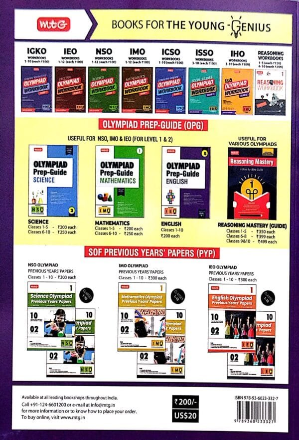 Mtg Olympiad Prep-Guide English Class-5 Level-1 & 2