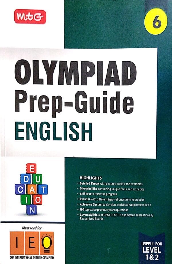 Mtg Olympiad Prep-Guide English Class-6 Level-1 & 2