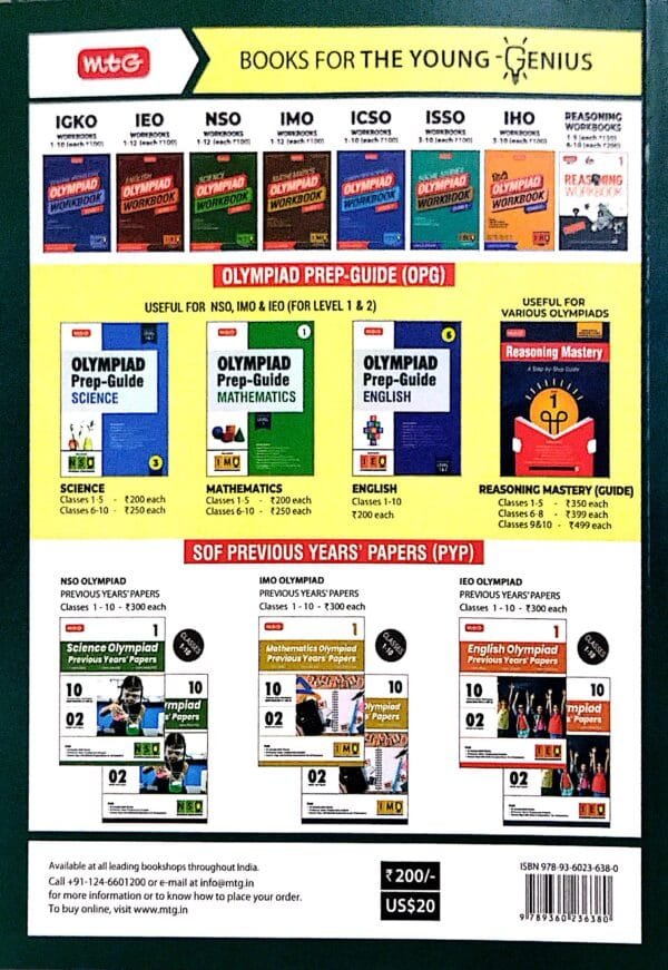 Mtg Olympiad Prep-Guide English Class-6 Level-1 & 2