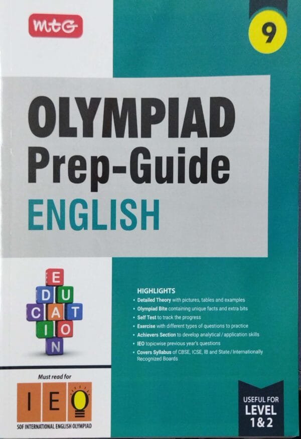 Mtg  Olympiad Prep-Guide English Class-9 Level-1 & 2