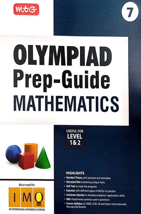 Mtg Olympiad Prep-Guide Mathematics Class-7 Level-1 & 2