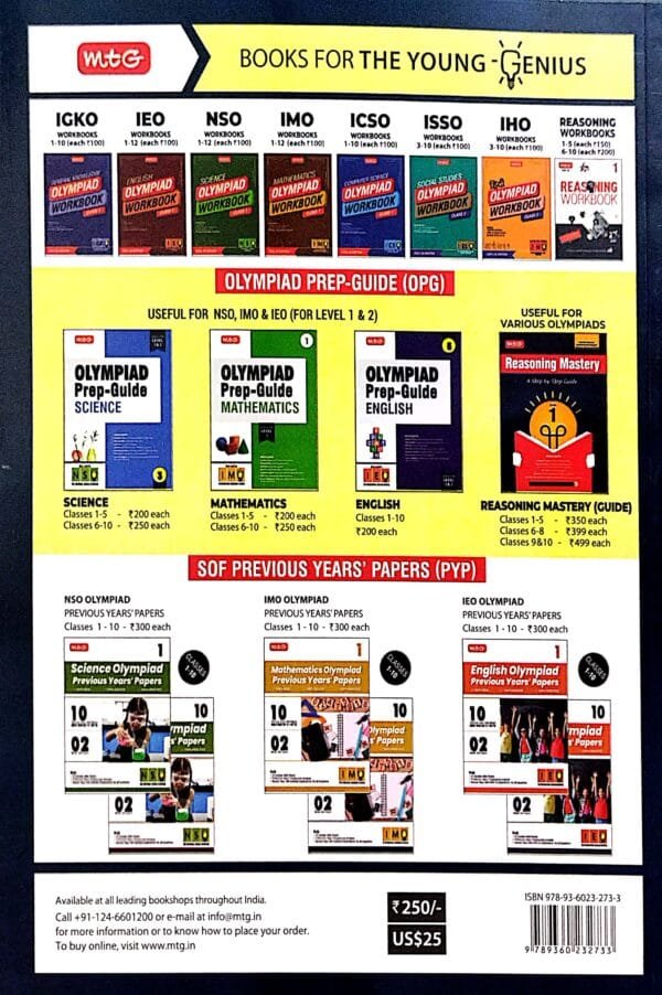 Mtg Olympiad Prep-Guide Mathematics Class-7 Level-1 & 2