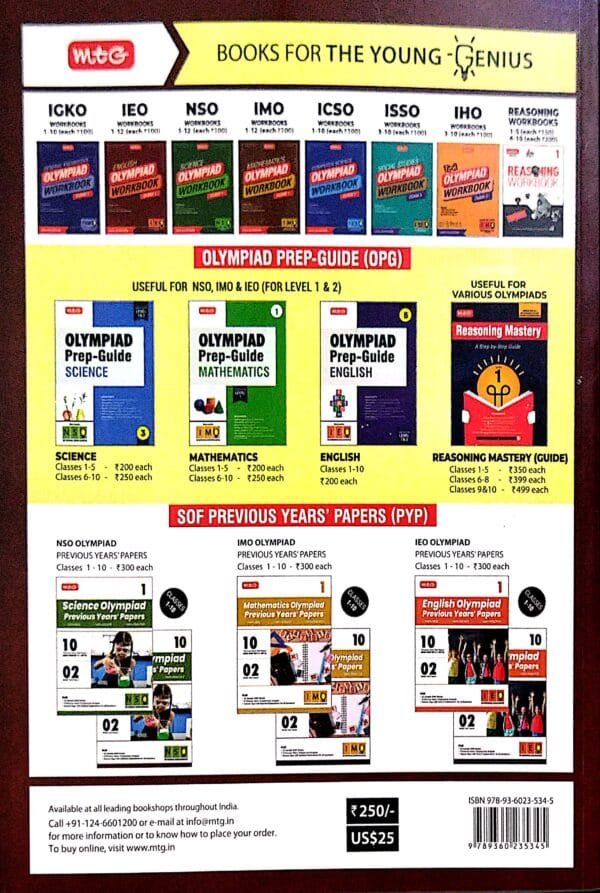 Mtg Olympiad Prep-Guide Mathematics Class-8 Level-1 & 2