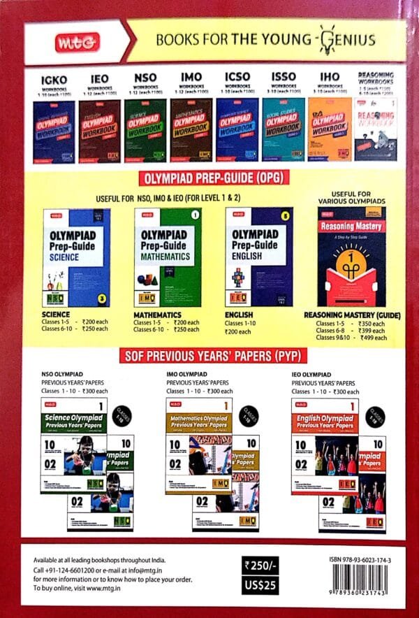Mtg  Olympiad Prep-Guide Mathematics Class-9 Level-1 & 2
