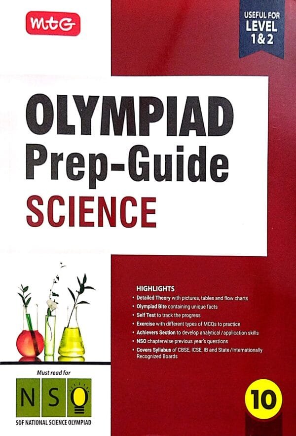 Mtg  Olympiad Prep-Guide Science Class-10 Level-1 & 2