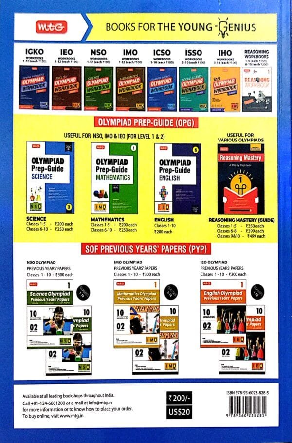 Mtg  Olympiad Prep-Guide Science Class-3 Level-1 & 2
