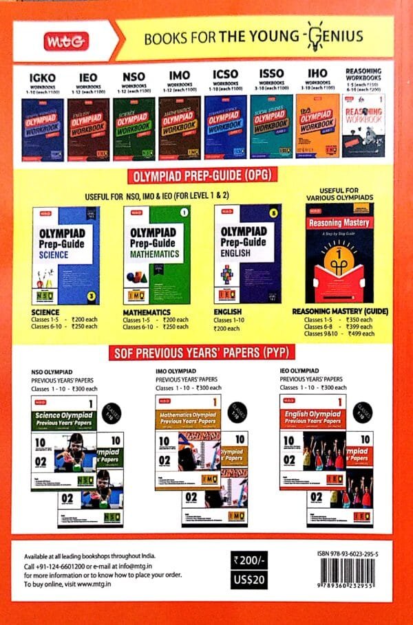 Mtg  Olympiad Prep-Guide Science Class-4 Level-1 & 2