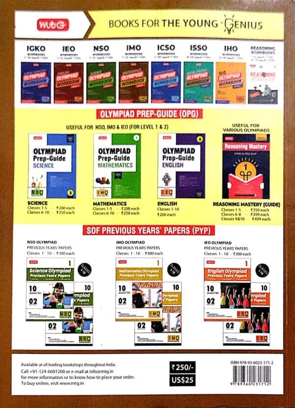 Mtg  Olympiad Prep-Guide Science Class-6 Level-1 & 2