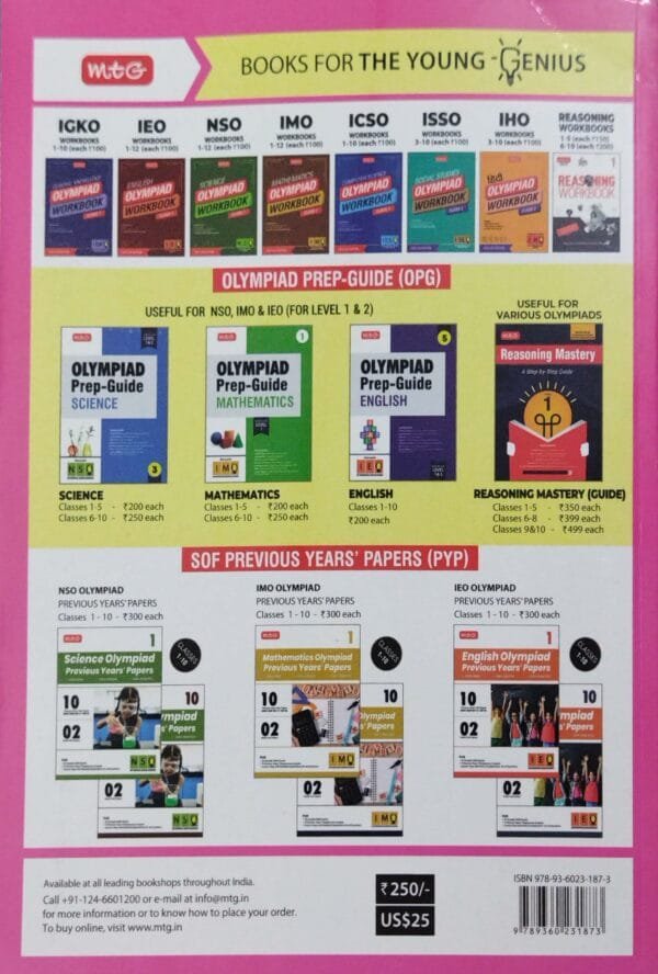 Mtg  Olympiad Prep-Guide Science Class-7 Level-1 & 2