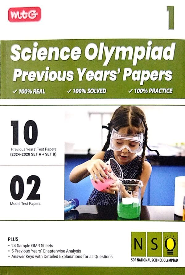 Mtg  Science Olympiad Previous Years Papers Class-1 Nso