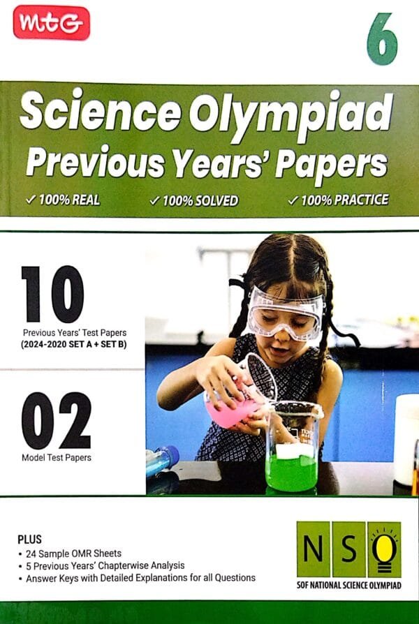 Mtg  Science Olympiad Previous Years Papers Class-6 Nso