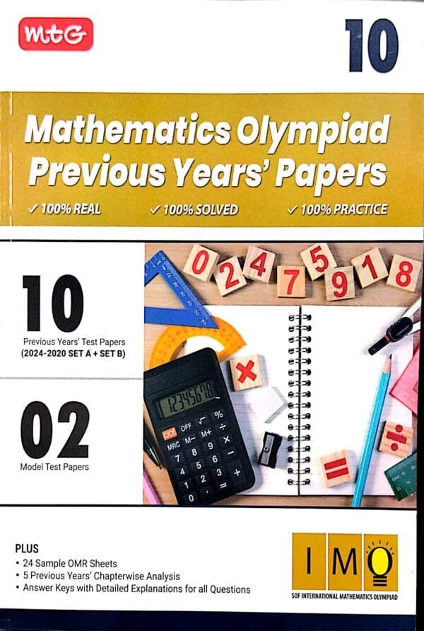 Mtg  Mathematics Olympiad Previous Years Papers Class-10 Imo