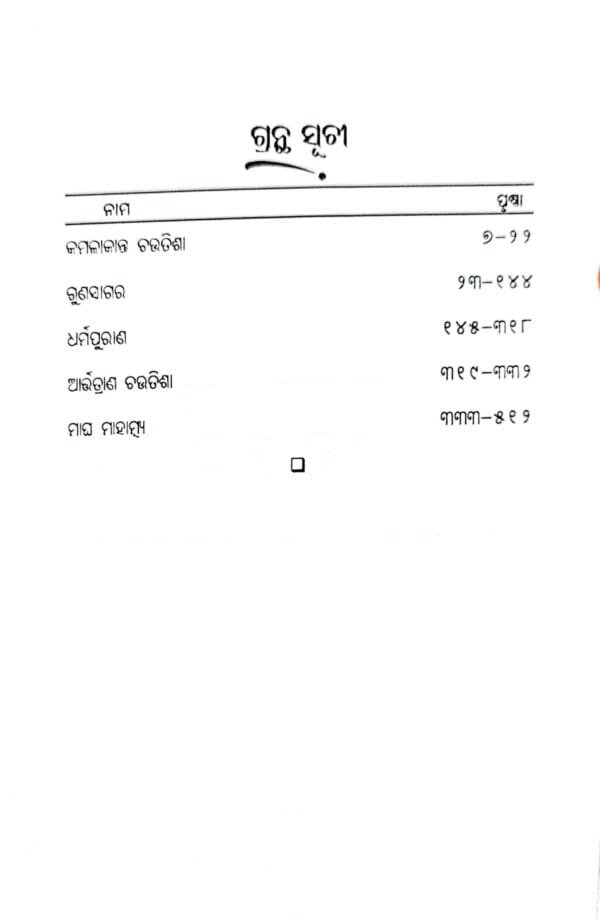Dinakrushna Granthabali Part-2