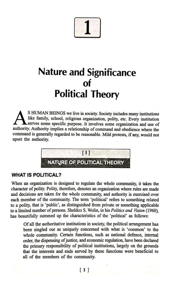 An Introduction To Political Theory 9ed