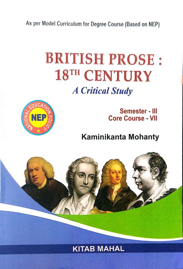 British Prose 18th Century A Critical Study Sem-III Core Course-VII Nep1 British Prose : 18th Century A Critical Study Sem-III Core Course-VII Nep