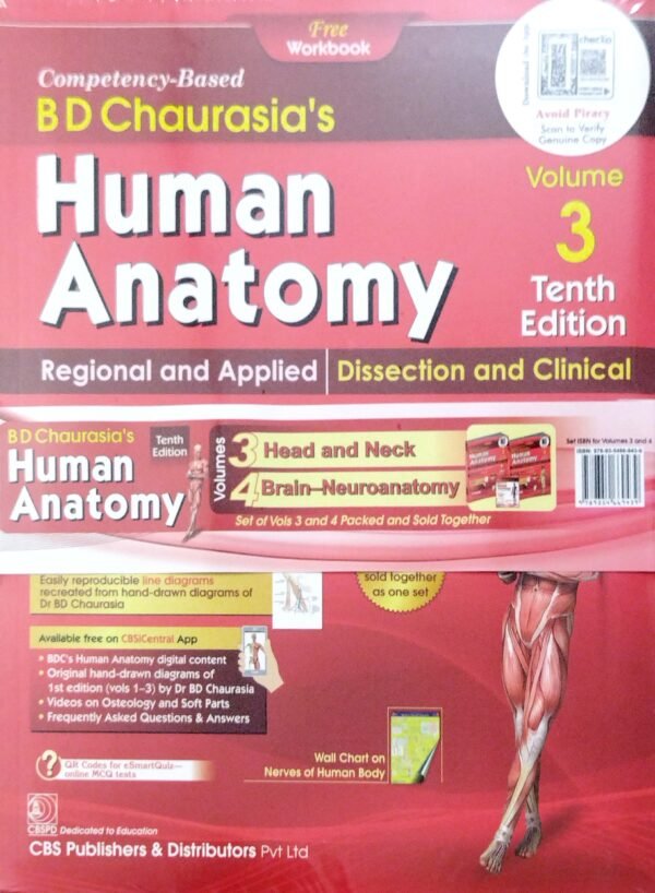 Competency-Based Bd Chaurasias Human Anatomy (Vol-3 & 4) 10ed1 Competency-Based Bd Chaurasia's Human Anatomy (Vol-3 & 4) 10ed
