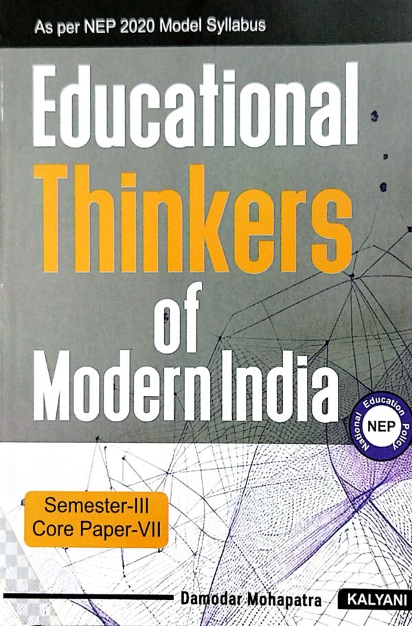 Educational Thinkers Of Modern India Sem-III Core Paper-VII Nep1 Educational Thinkers Of Modern India Sem-III Core Paper-VII Nep