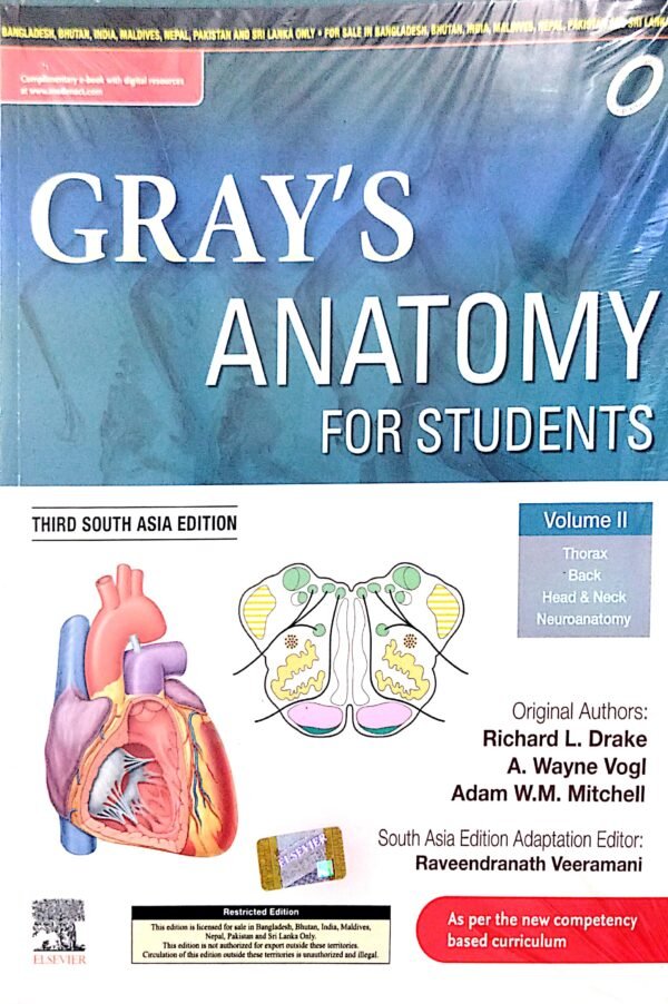Gray's Anatomy for Students (2 Vols Set)3/ed.