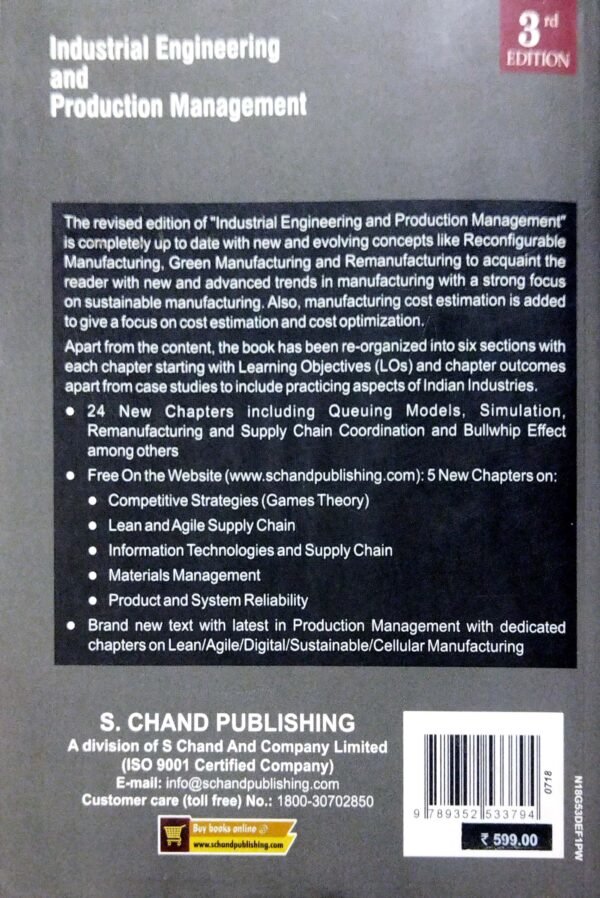 Industrial Engineering And Production Management 3ed