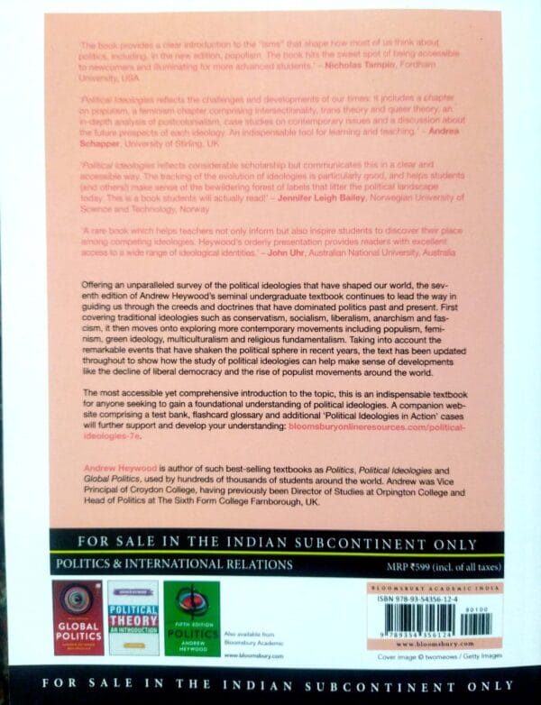 Political Ideologies An Introduction 7ed