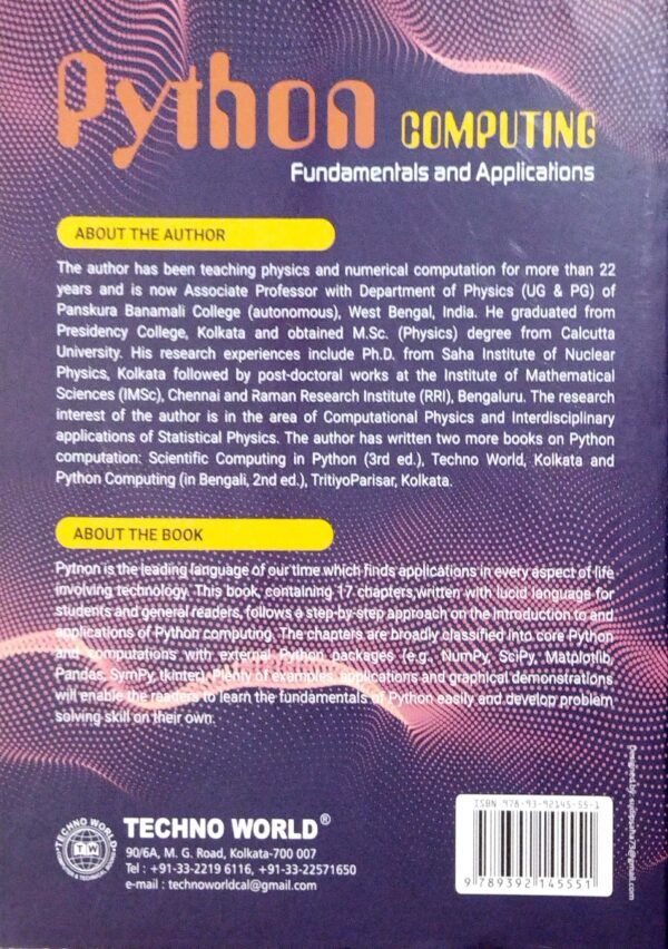 Python Computing Fundamentals And Applications