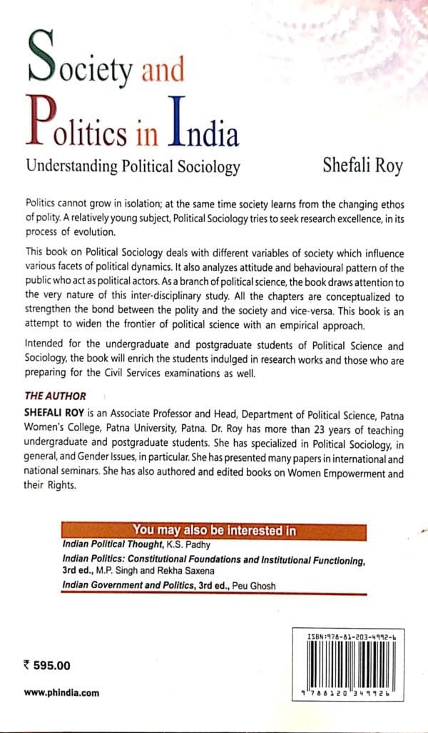Society And politics In India