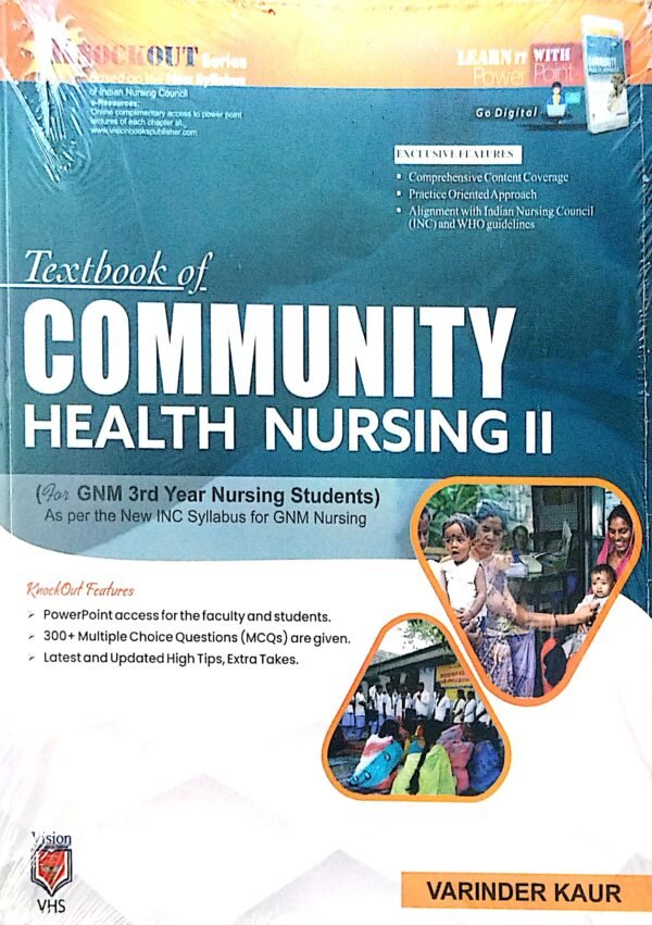 Textbook Of Community Health Nursing-II For Gnm 3rd Yr Nursing Students
